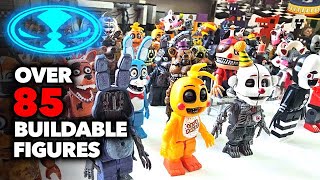 85 FIVE NIGHTS AT FREDDYS MCFARLANE FIGURE COLLECTION  2024 Complete FNaf Collection [upl. by Alyac]