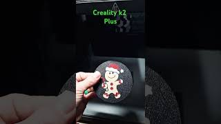 Creality K2 making coasters with inserted magnets crealityk2 creality coaster christmas2024 [upl. by Etirugram268]