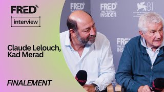 FREDs Interview Claude Lelouch Kad Merad  FINALEMENT Out of Competition venezia81 [upl. by Camila]