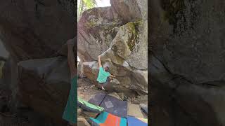 Raging Bull  V7  Tumwater Canyon  Leavenworth Bouldering [upl. by Kendricks]