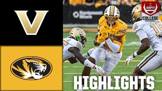 Missouri Tigers vs Vanderbilt Commodores  Full Game Highlights  ESPN College Football [upl. by Swenson]