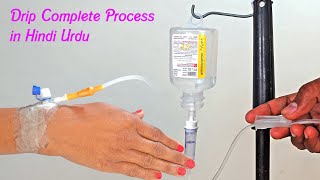 How to perform iv drip infusion easily at home  IV Drip infusion procedure [upl. by Anecuza]