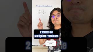 Multiplicación de Fracciones  El método más SENCILLO 🤯 matematicas elprofeluis fracciones [upl. by Airdnoed]