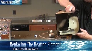 Replacing The Heating Element In A Durastill Water Distiller [upl. by Inalial165]