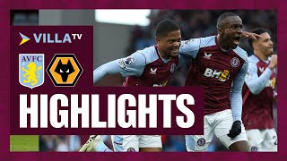 HIGHLIGHTS  Aston Villa 20 Wolves [upl. by Atekehs242]