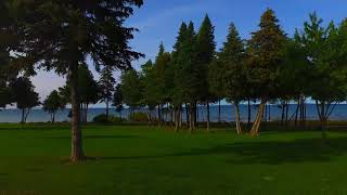 A Birds Eye View  Mackinaw Mill Creek Camping on the Straits of Mackinac [upl. by Henry]