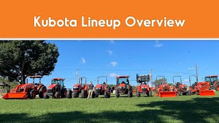 Kubota Tractor Lineup Overview [upl. by Nwahsak571]