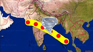 Track video cyclone or Deep depression [upl. by Trina]