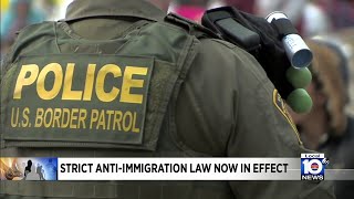 New immigration has gone into effect in Florida [upl. by Endys342]