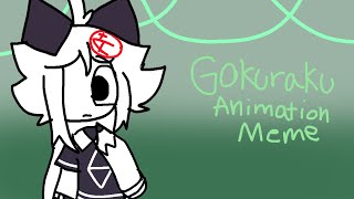 Gokuraku animation meme  fundamental paper education [upl. by Venator187]