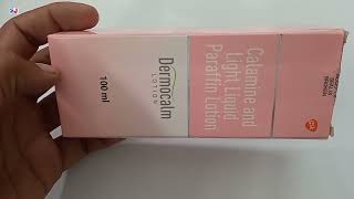 Dermocalm Lotion  Calamine and Light Liquid Paraffin Lotion Uses  Dermocalm lotion uses Benefits [upl. by Aineval]