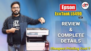 Epson EcoTank L6490 Printer I Unboxing amp Complete Review [upl. by Aretina423]