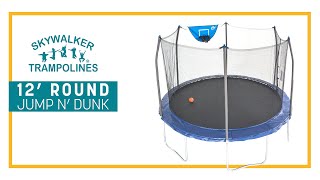 12 Round Jump and Dunk Trampoline [upl. by Nessie]