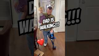 How the iWalk hands free crutch CHANGED dad’s life [upl. by Nary603]