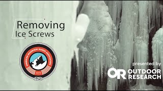 How to Remove Ice Screws [upl. by Aruasor]