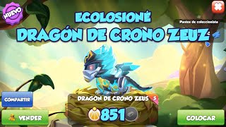 Eclosionando Dragón de Crono Zeus ⭐Dragon Mania Legends [upl. by Afinom290]