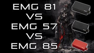 EMG 81 VS EMG 57 VS EMG 85 JACKSON RR1 [upl. by Adnirak403]