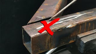 Dont try this method when welding thin metal [upl. by Ahsenav83]