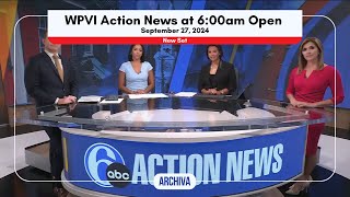 WPVI Action News at 600am Open  New Set  September 27 2024 [upl. by Galatia524]