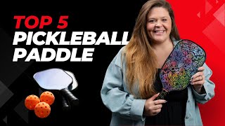 Top 5 Best Pickleball Paddles for Spin amp Control 2024 [upl. by Yleve]