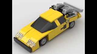 LEGO Transformers G1 Sunstreaker [upl. by Ilaw]