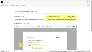 How to create a fillable web form that outputs to PDF with Adobe Sign [upl. by Kaiulani]