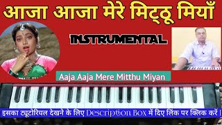 1470  आजा आजा मेरे मिट्ठू मियाँ  Aaja Aaja Mere Mitthu Miyan  Instrumental [upl. by Evanthe]