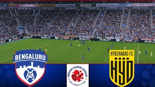 Bengaluru FC vs Hyderabad FC  ISL 202425  Watch Along amp eFootball Match [upl. by Eadmund]