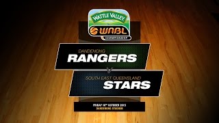 WNBL 20152016 Round 2  Dandenong Rangers Vs South East Queensland Stars [upl. by Thirzia]