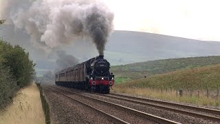 The Long Drag  The hard climb from Hellifield to Aisgill summit [upl. by Phillada268]