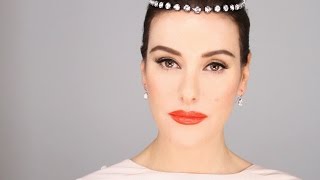 Audrey Hepburn  1950s Inspired Makeup Tutorial [upl. by Redvers695]