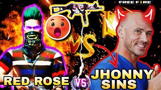 JHONNY SINS VS RED ROSE freefireindia 99game play 😲✅ [upl. by Epilef]