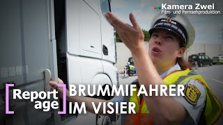 EINSATZ FÜR DIE LKWCOPS  Großkontrolle an der Autobahn 8  REPORTAGE  Kamera Zwei [upl. by Erl561]