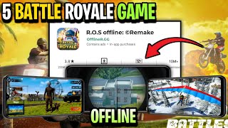 MAY OFFLINE GAME NA SI RULES OF SURVIVAL  TOP 5 BEST BATTLE ROYALE OFFLINE PUBGROS OFFLINE [upl. by Eivlys350]