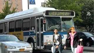 MTA Bus Company 1998 OBI Orion 05501 CNG 740 on the B103 Limited [upl. by Gittel310]