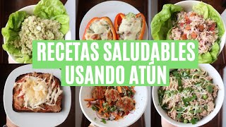 7 RECETAS SALUDABLES DE ATUN EN LATA  Michela Perleche [upl. by Elletnohs37]