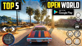 I Found Top 5 OPEN WORLD High Graphics Games for AndroidiOS 😧  Best High Graphics Games 🔥 [upl. by Ydoj]