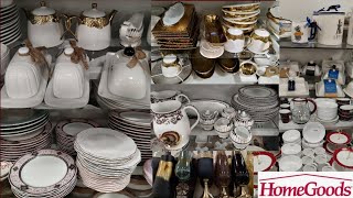 NEW DINNERWARE AND KITCHEN ESSENTIALS AT HOMEGOODS  SHOP WITH ME AT HOMEGOODS STORE [upl. by Semmes]