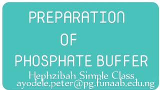 pH phosphate buffer calculation [upl. by Adnyleb]