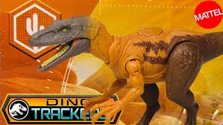 Mattel Dino Trackers Herrerasaurus Review Jurassic World Strike Attack [upl. by Olrak660]