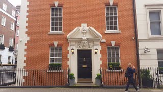 Beautiful Mayfair Down Street and Hertford Street  London Architecture [upl. by Pool]