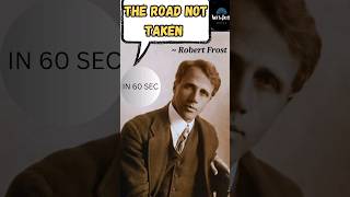 The Road not taken full chapter explanation under 60 secs ncert poem The road not taken [upl. by Yelsehc]