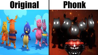 Backyardigans Original VS Backyardigans Phonk [upl. by Adnamaa216]