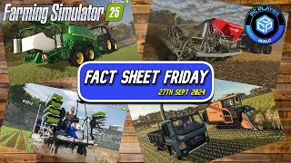 FACT SHEET FRIDAY  27th September  FS25 [upl. by Harhay]