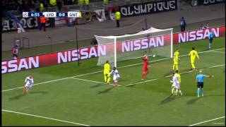 Olympique Lyonnais vs KAA La Gantoise All Goals 2511 FullHD French Commentary [upl. by Ivory410]