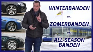 WINTERBANDEN vs ZOMERBANDEN vs ALLSEASON BANDEN  Autobedrijf Vossestein [upl. by Bumgardner]