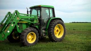 Maple Ridge Farms Abernethy Sask John Deere 6410 Tractor April 5 2014 Mack Auction Company [upl. by Nonnairb83]