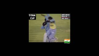 6 Runs 6 Balls Sachin Bowling Last Over Titan Cup India vs Australia [upl. by Kilmarx]