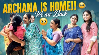 మా Archana is Home  We are back…⚡️⚡️  Archana Challa  Jayapradachalla  Attakodallu  Family [upl. by Adniled]