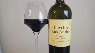 0544  Vinho Cuvelier Los Andes Grand Malbec 2017 vinho vino wine [upl. by Alfie]